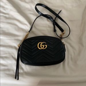 GG Marmont small matelassé shoulder bag